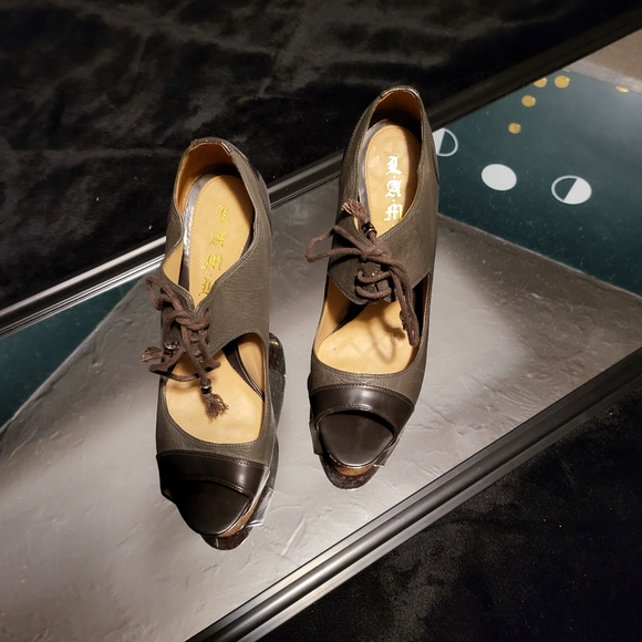 LAMB geen Stefani peep toe platform heel - Picture 4 of 8